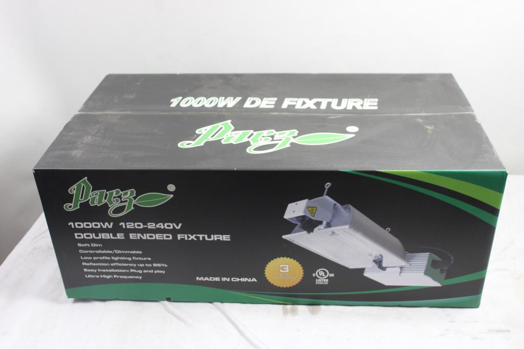 Pacz 1000W 120-240V Double Ended Fixture