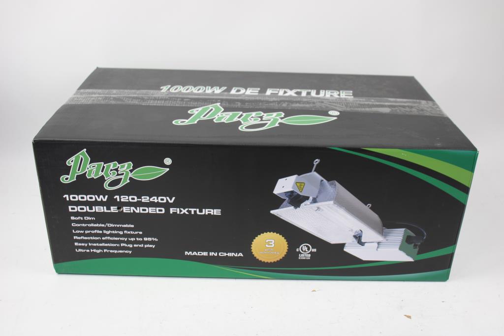 Pacz - 1000W 120-240V Open Double Ended Fixture