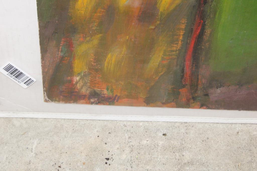 Painting On Cardboard Property Room