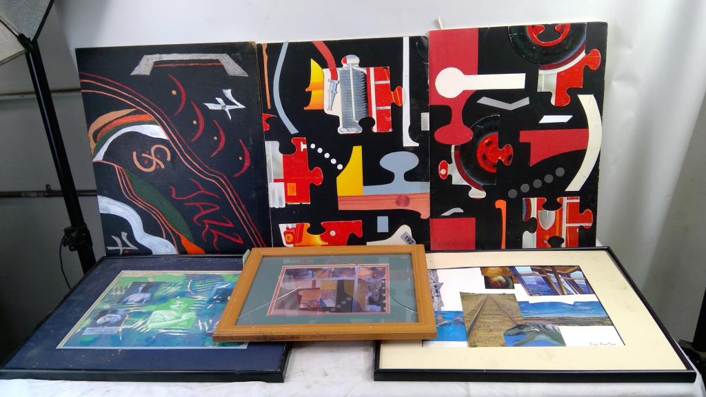 Paintings, Artwork, 9 Pieces