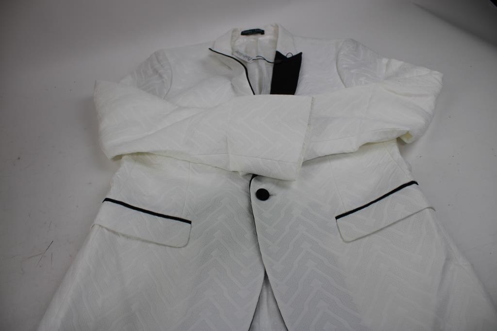 Paisley&Gray White Blazer, Size 38R