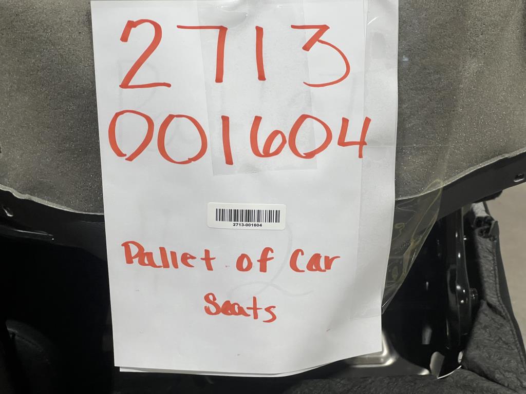 Pallet Of Car Seats