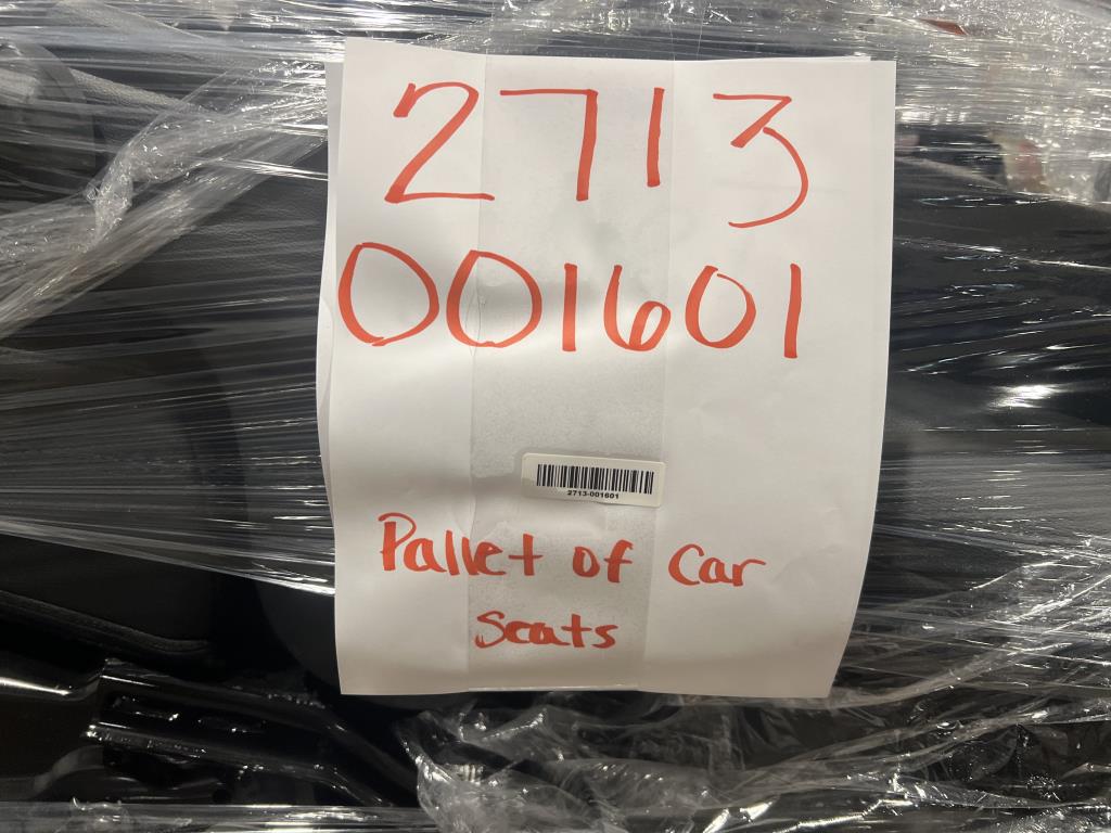 Pallet Of Car Seats