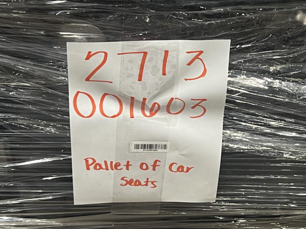 Pallet Of Car Seats