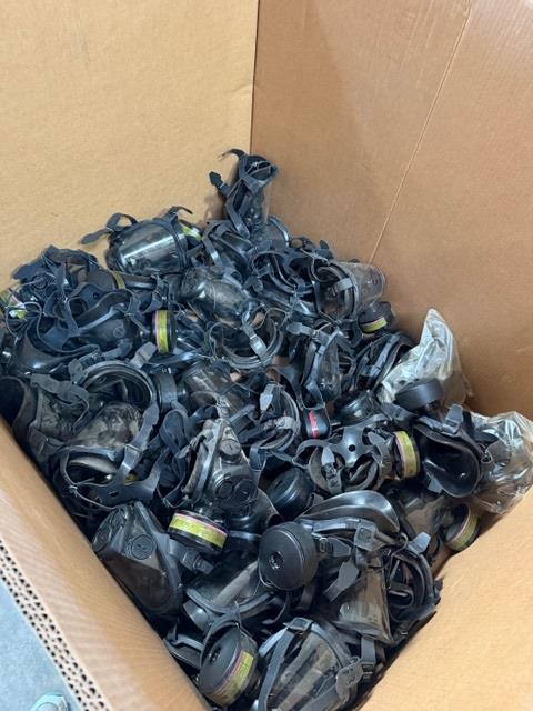 Pallet Of Gas Mask