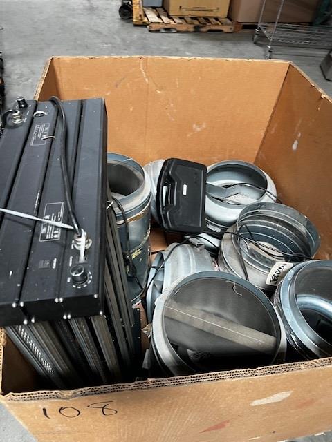 Pallet Of Grow Equipment And Rifle Cases