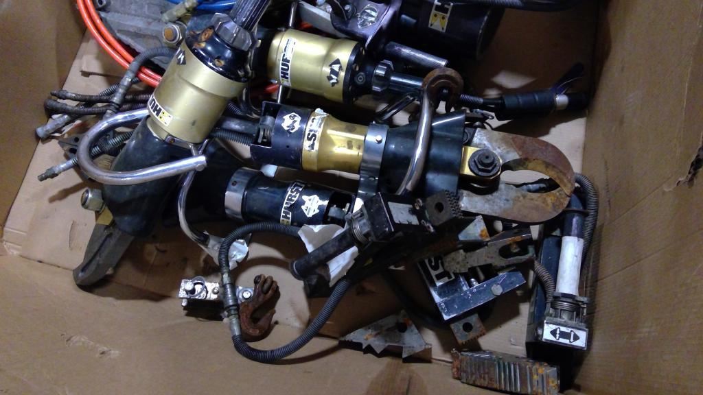 Pallet Of Hurst Jaw Of Life 5+ Pieces