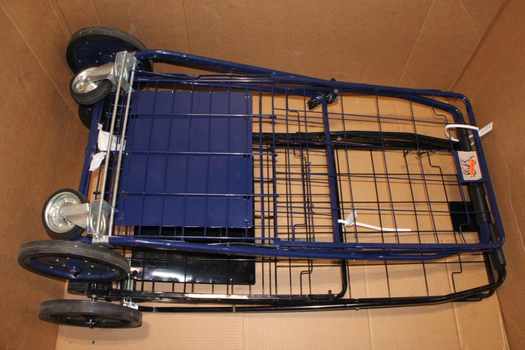 Pallet Of Large Wheeled Folding Basket Carts. 5 Pieces Property Room