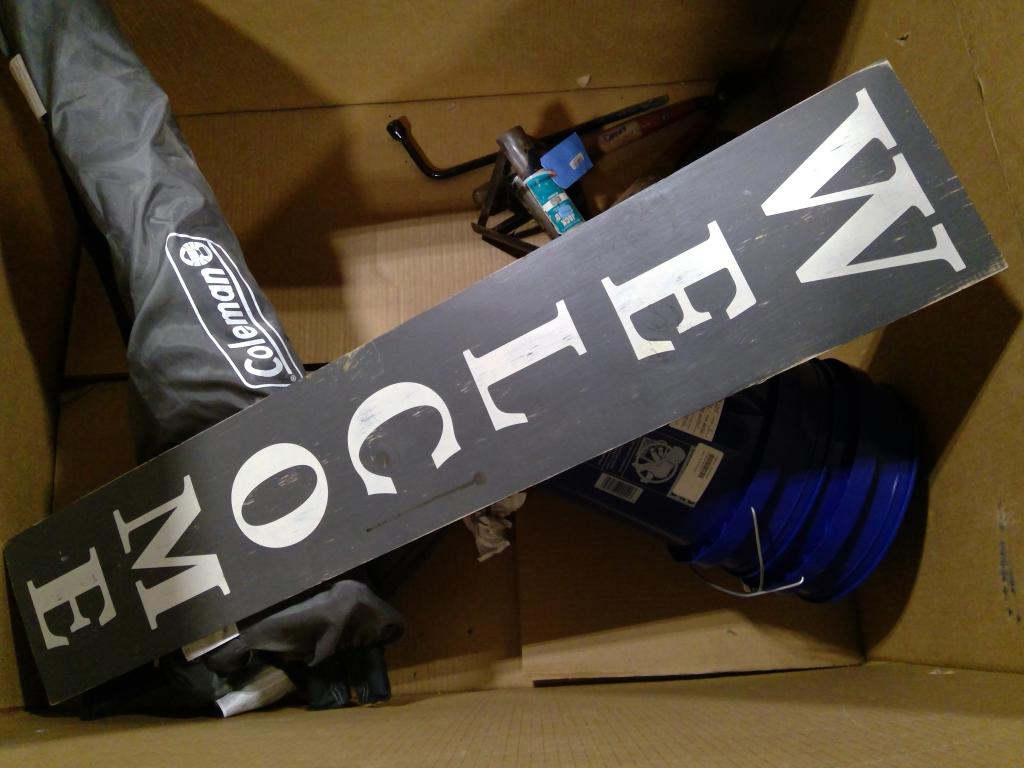 Pallet Of Welcome Sign And More 5+ Pieces