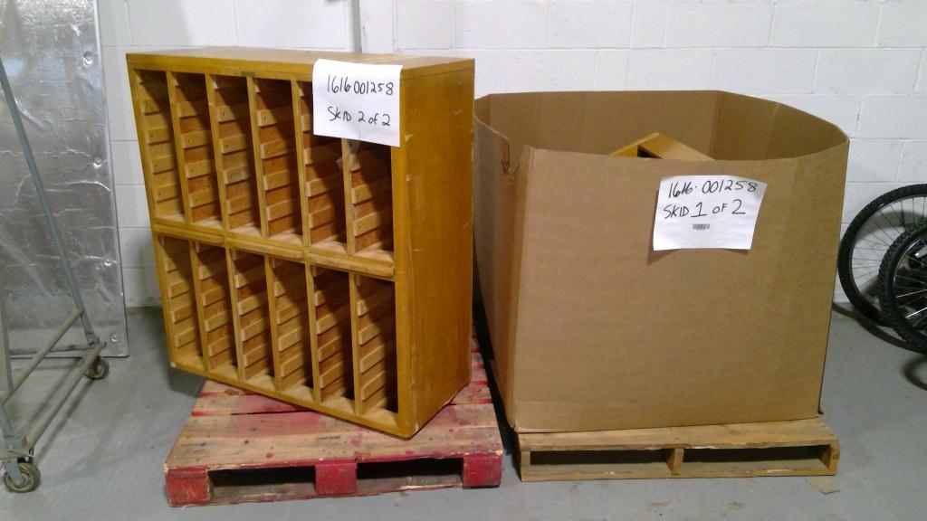 Pallet Of Wooden Filing Cabnet And More 5+ Pieces