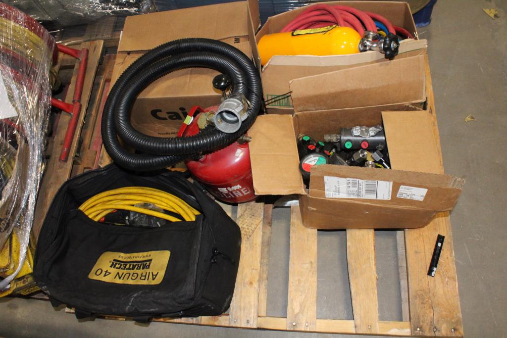 Pallet With Assorted Audio Equipment, 9 Pieces Property Room