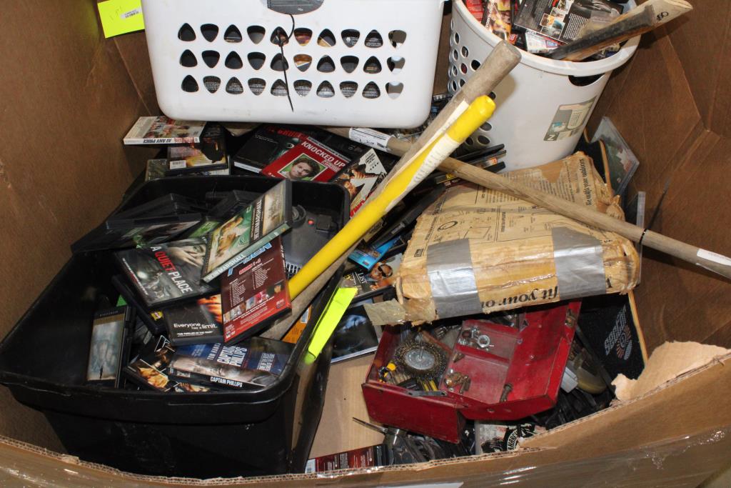 Pallet With DVDs, Printer & More, 30+ Pieces Property Room