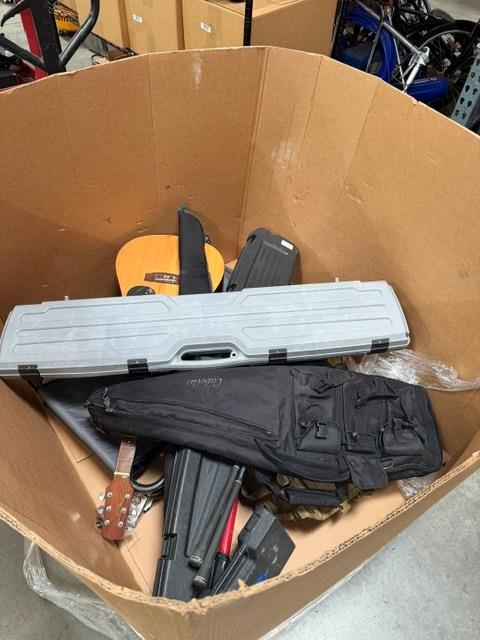Pallet With Gun Cases, Tools And More