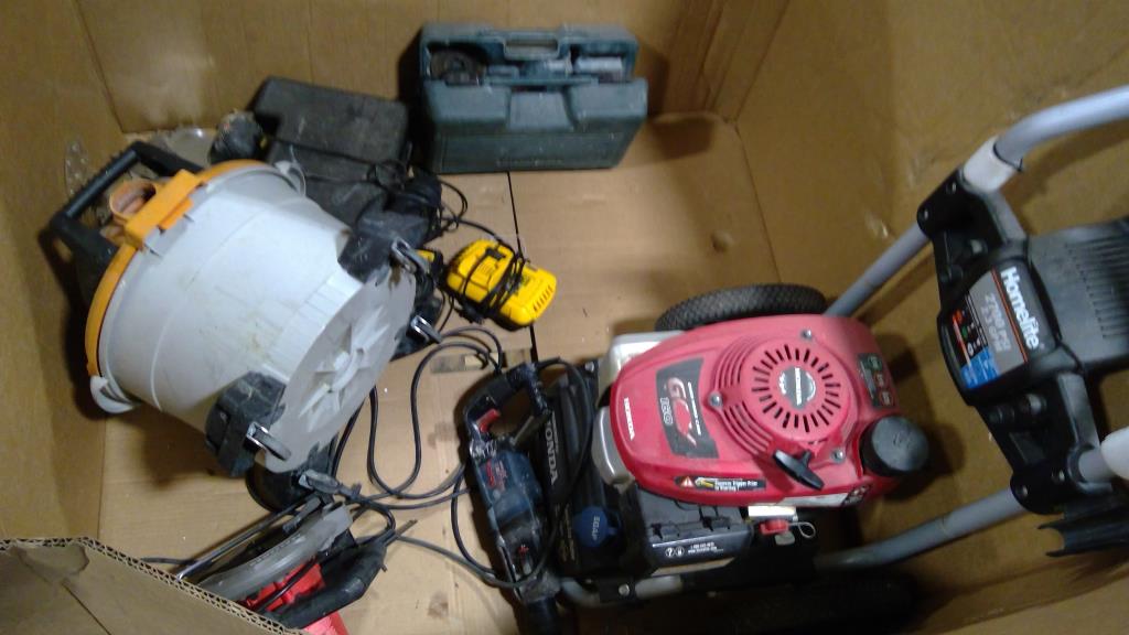 Pallet With Pressure Washer, Circular Saw & More Tools, 5+ Pieces
