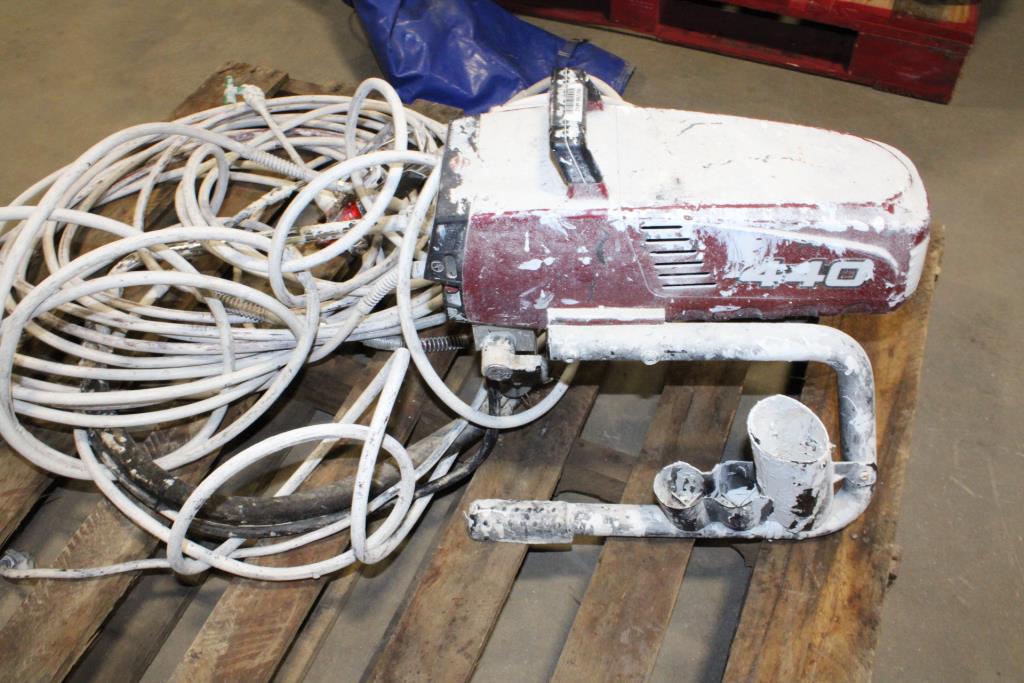 Pallet With Titan 440 Paint Sprayer Property Room