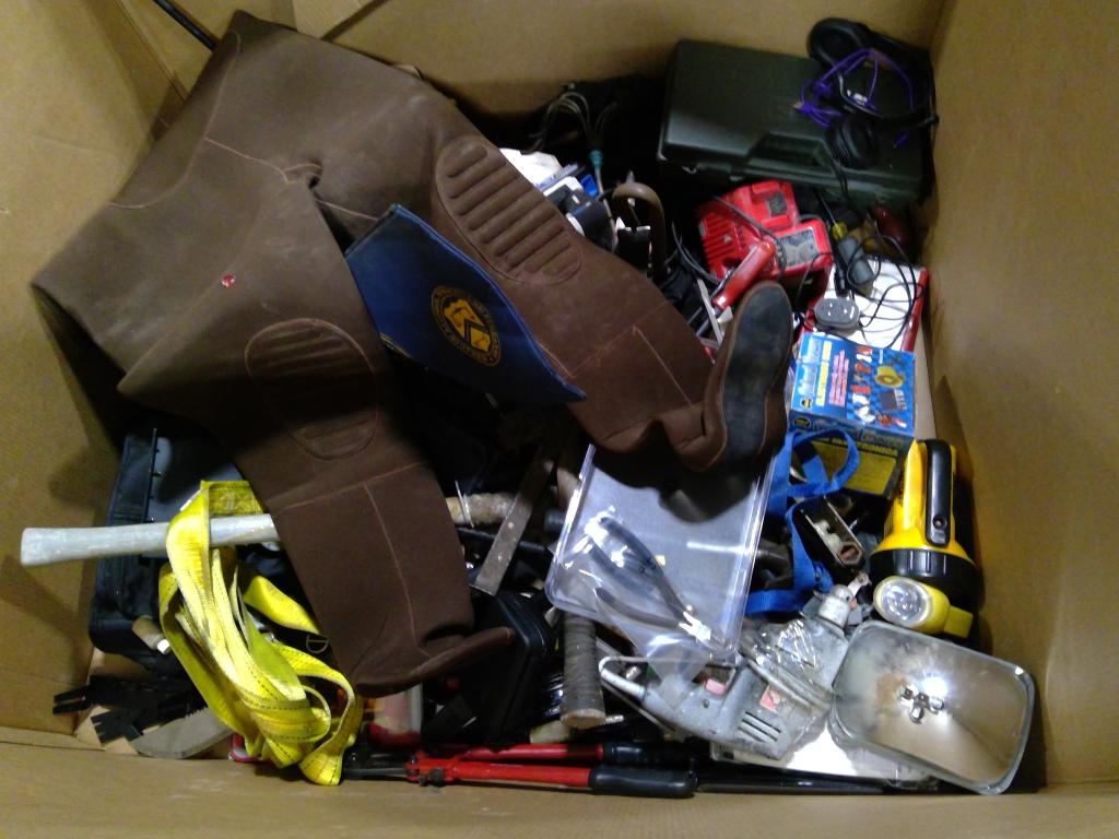 Pallet With Tools And More, 10+ Pieces