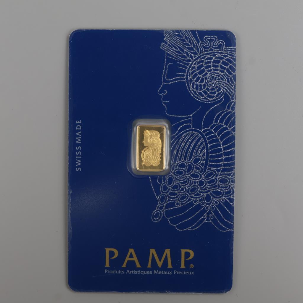 PAMP Suisse Fine Gold 1g Bar