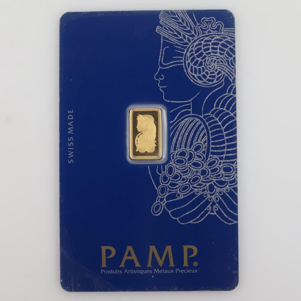 PAMP Suisse Fine Gold Bar 1g