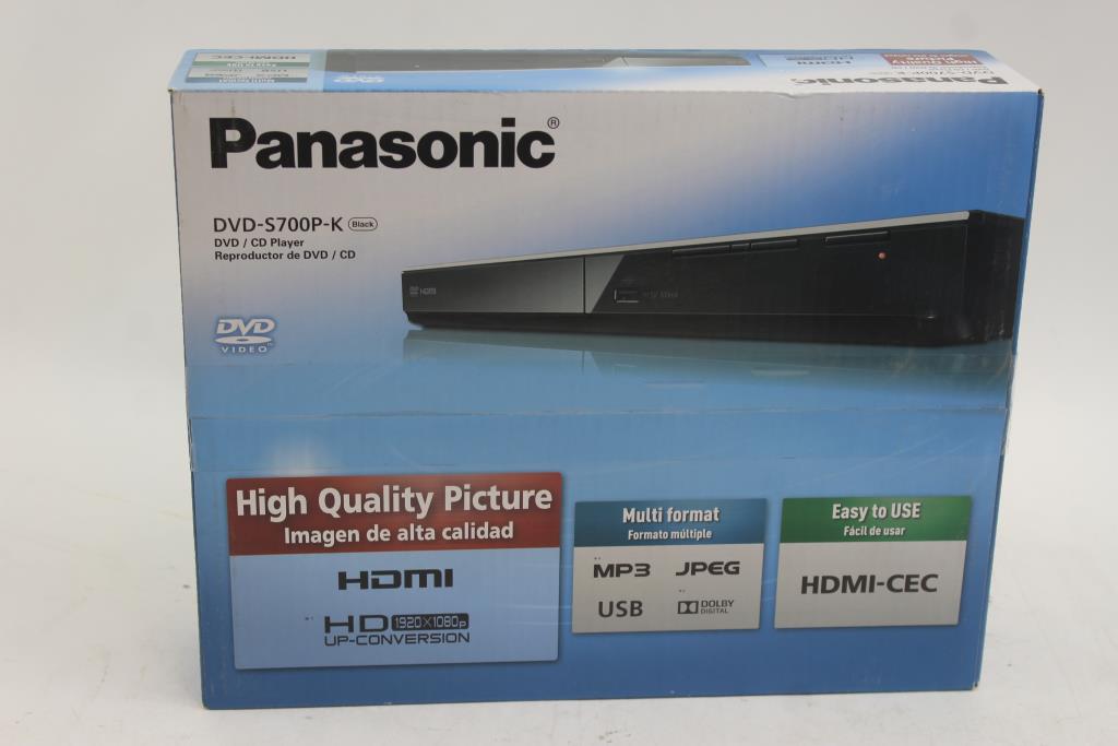 Panasonic DVDS700PK DVD Player Property Room