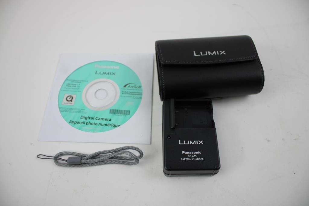 Panasonic Lumix Camera ACCESSORIES ONLY - CD, Battery, Case, Charger, SD Card
