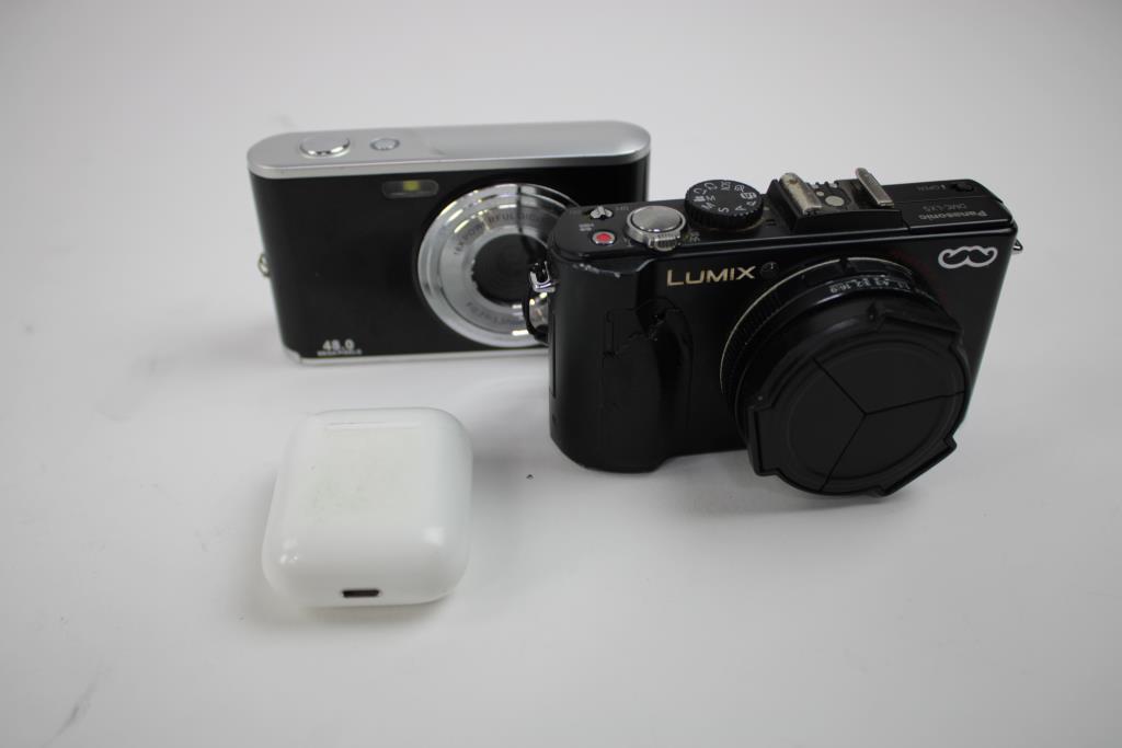 Panasonic Lumix DMC-LX5, Yoodee Digital Cameras, & Airpods 3 Pieces