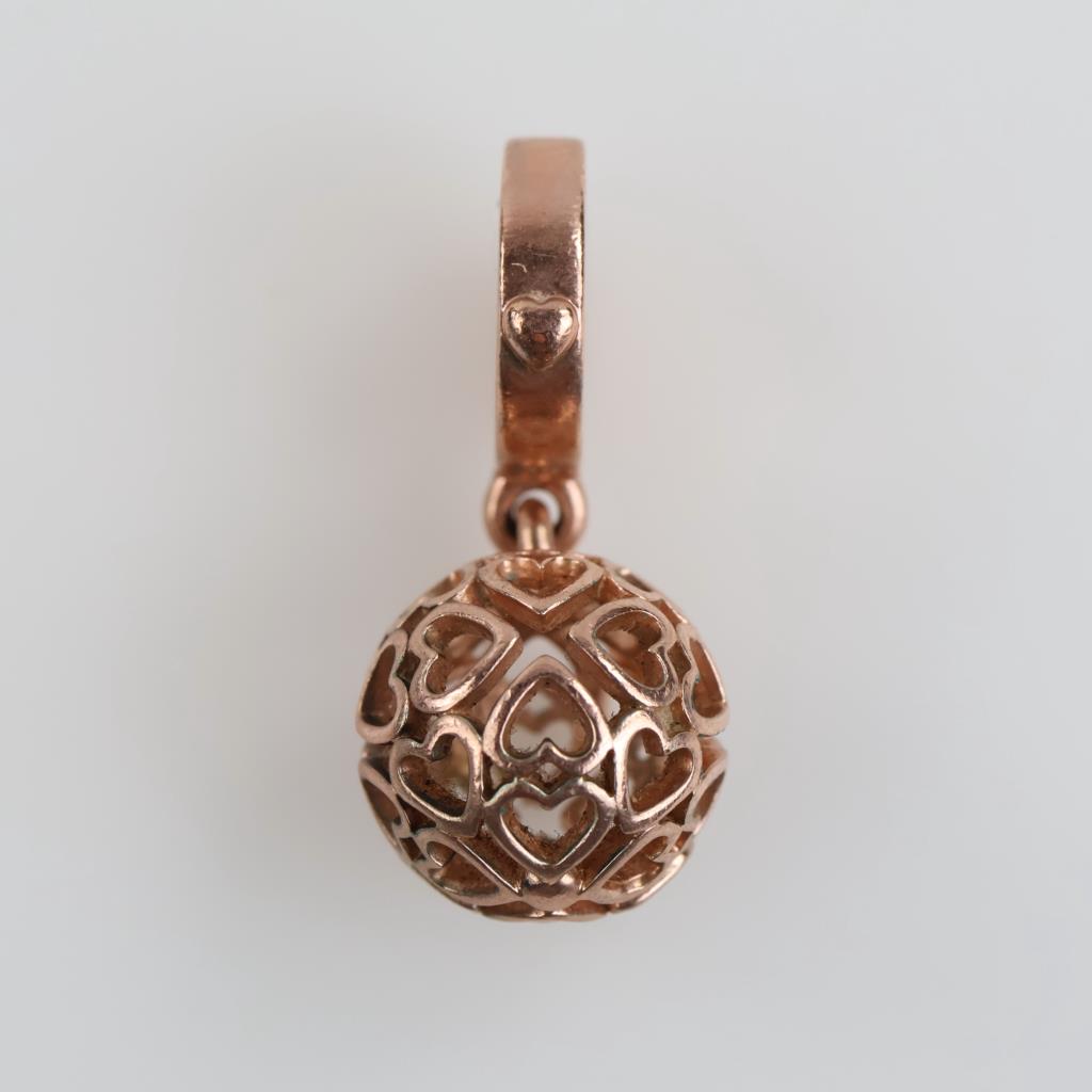 Pandora GP Openwork Heart Ball Dangle Charm
