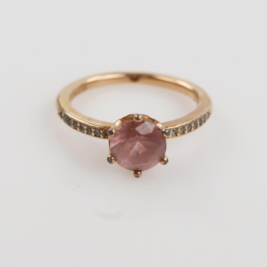 Pandora GP Pink Sparkling Crown Solitaire Ring