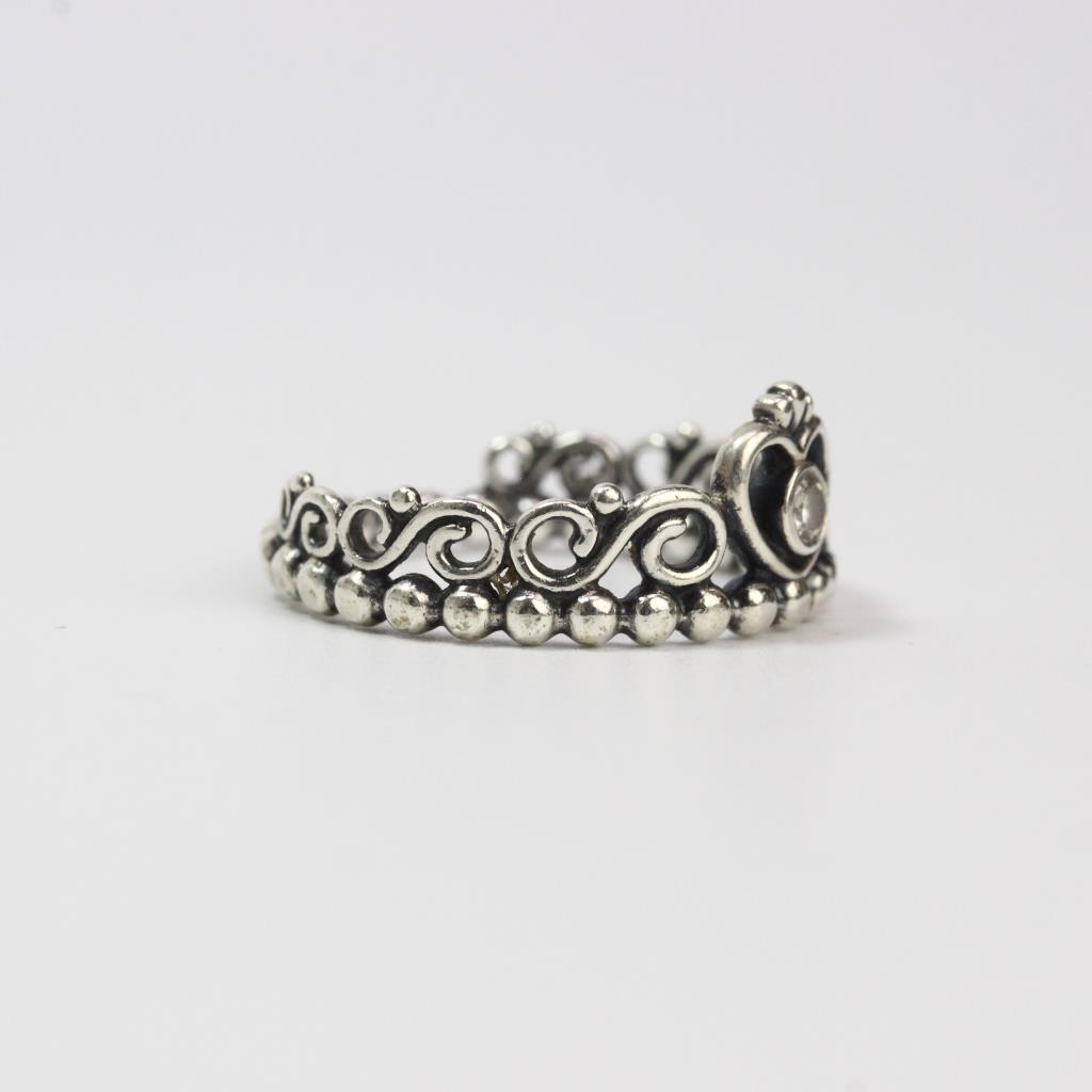 Pandora Princess Tiara Sterling Silver Ring | Property Room