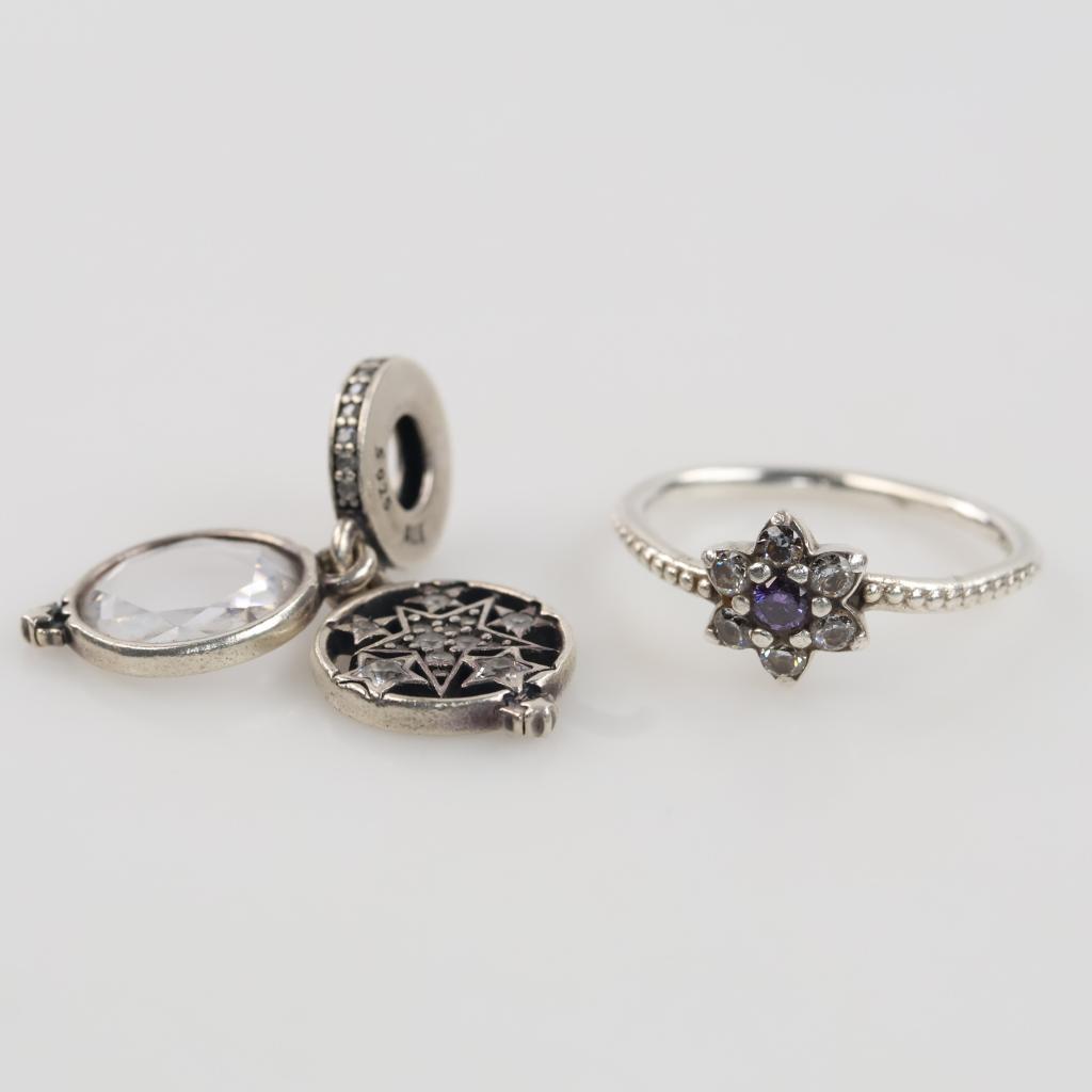Pandora Silver Jewelry, 2 Pieces