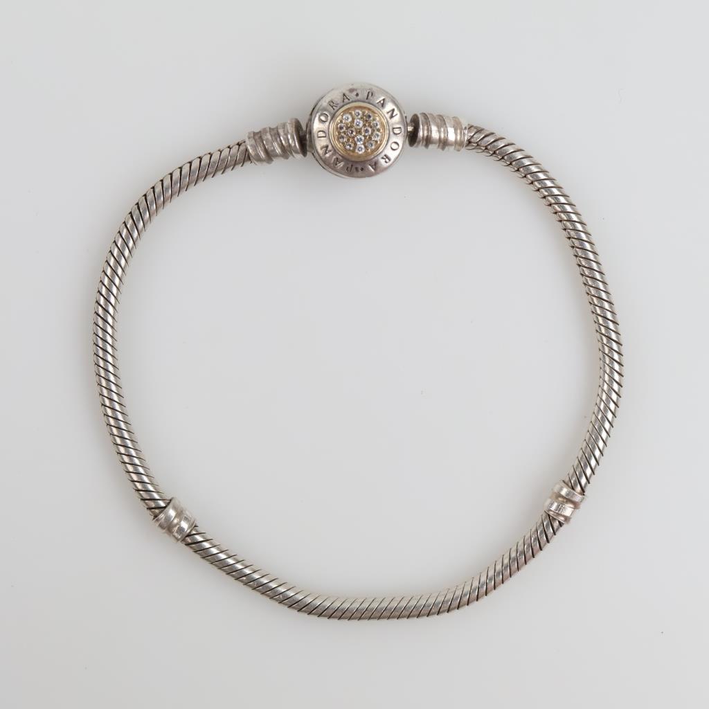 Pandora Sterling Silver Charm Bracelet