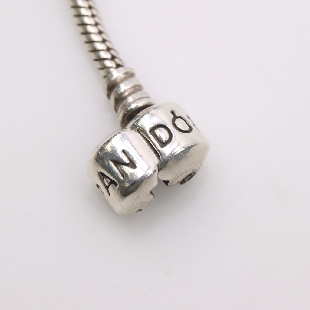 Genuine Pandora Silver (925) 18cm Moments Snake Chain Bracelet