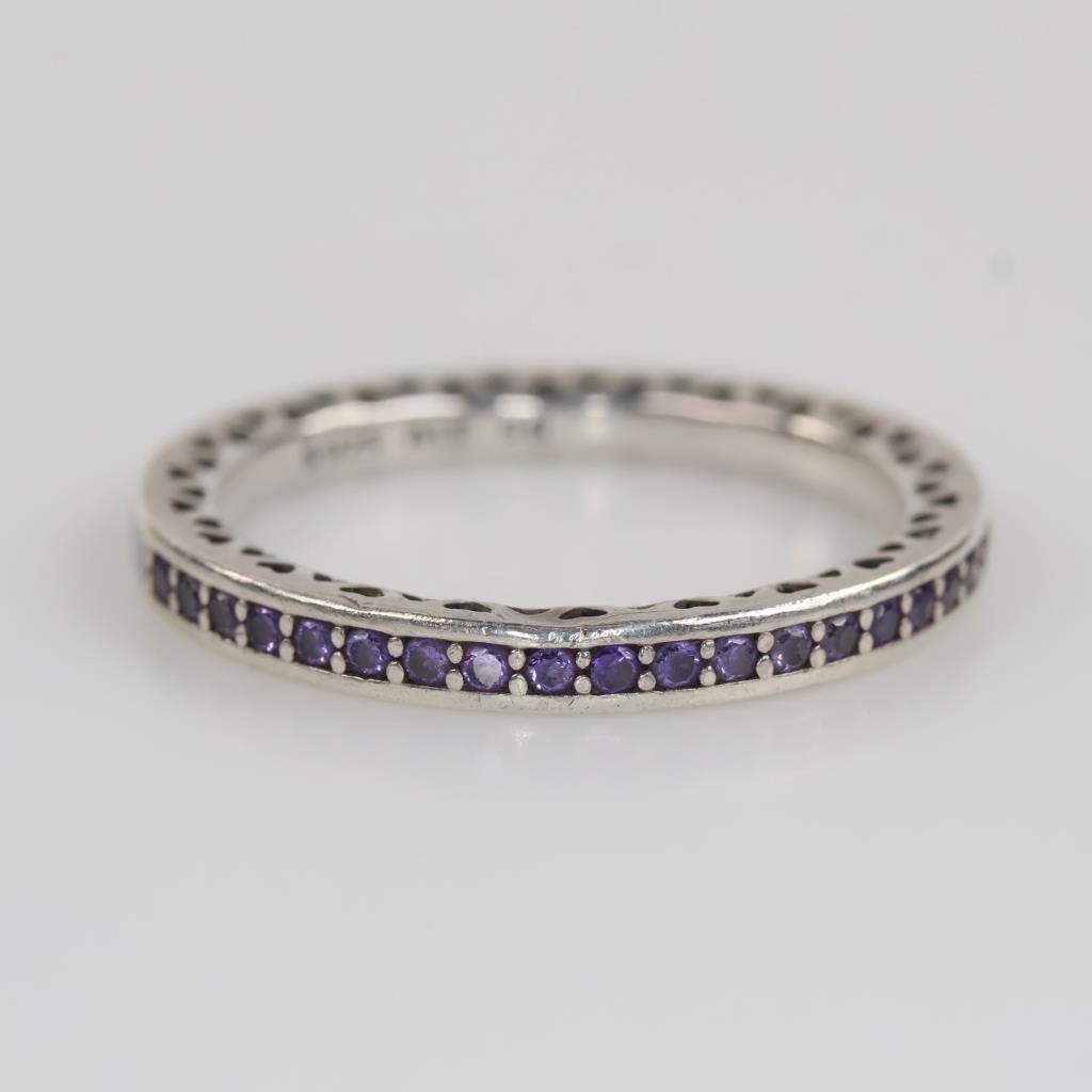 Pandora Sterling Silver Radiant Hearts Ring