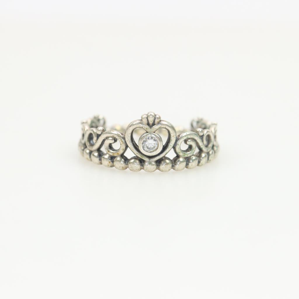 Pandora Sterling Silver Tiara Crown Ring | Property Room