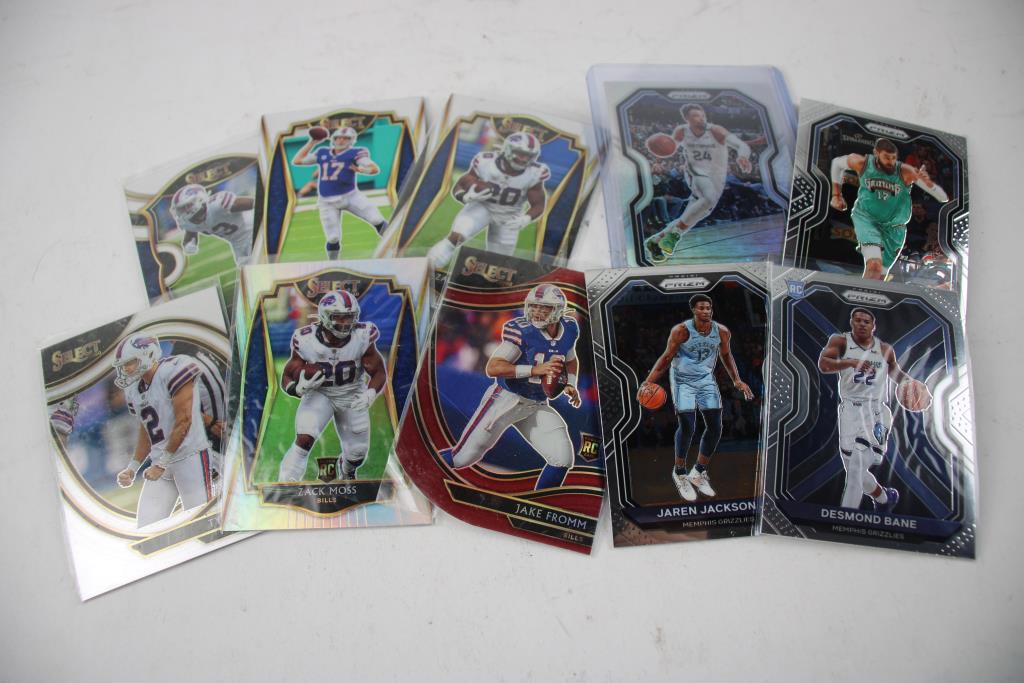 Panini NFL & NFL Trading Card Bulk Lot, 20+ Pieces Property Room