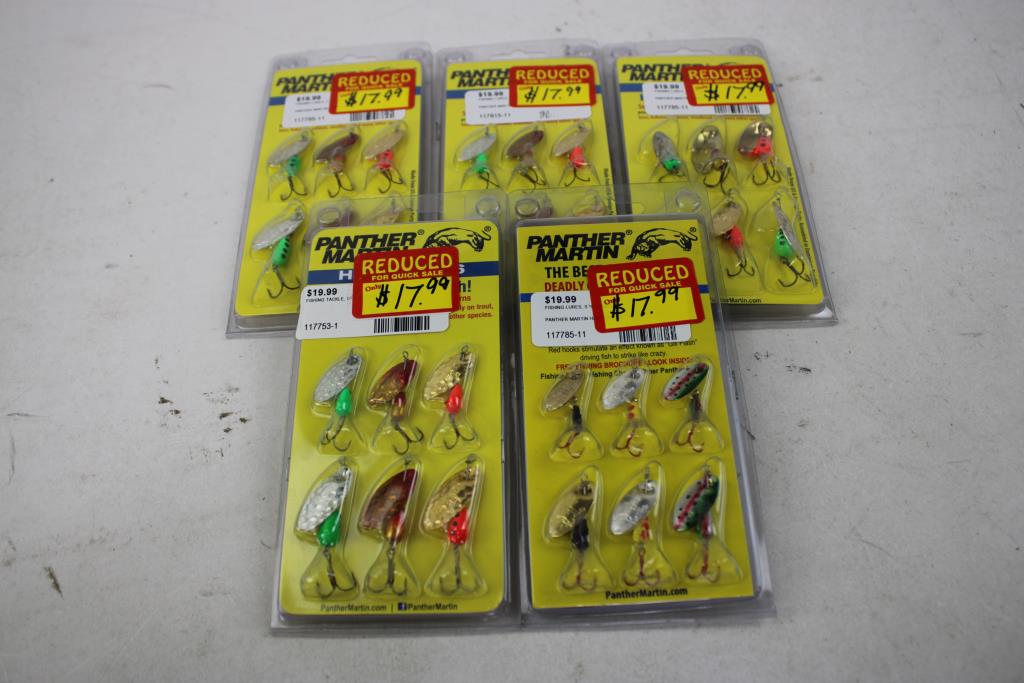 Panther Martin, Rapala Fish Lures, 7 Pieces
