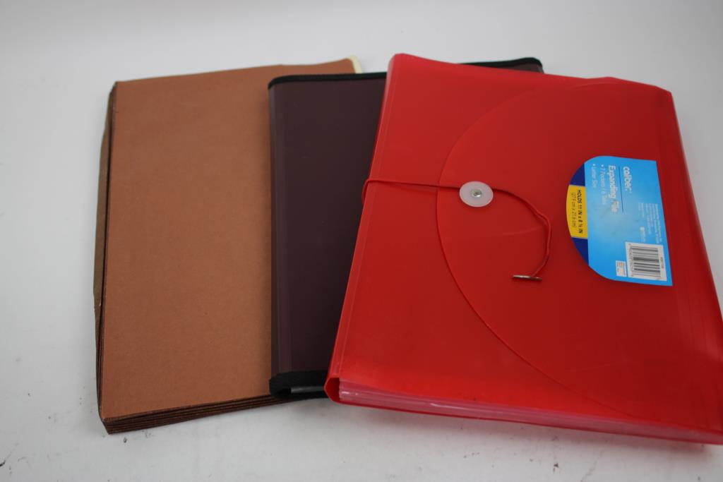 Paper Cutters, Notebooks, Folders, Binders, Tape, Scissors, Bling Stickers, 22 Pieces