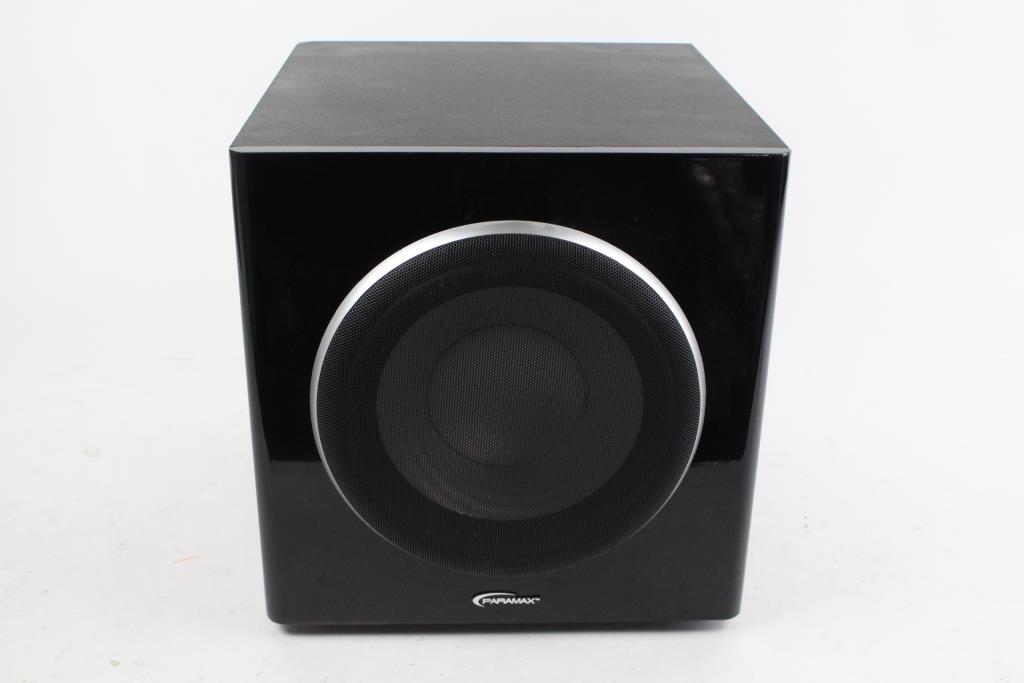 Paramax P 6 Digital Series Subwoofer And Speakers Property Room