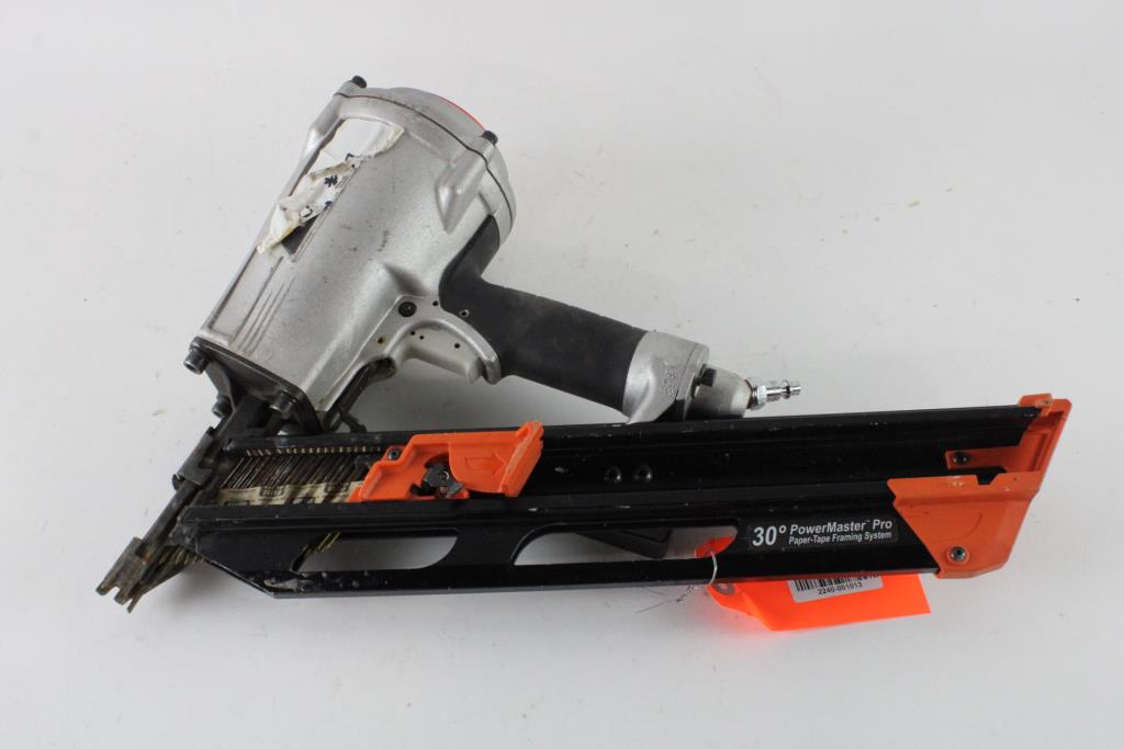 Paslode 30 Degree Pneumatic Framing Nailer Property Room