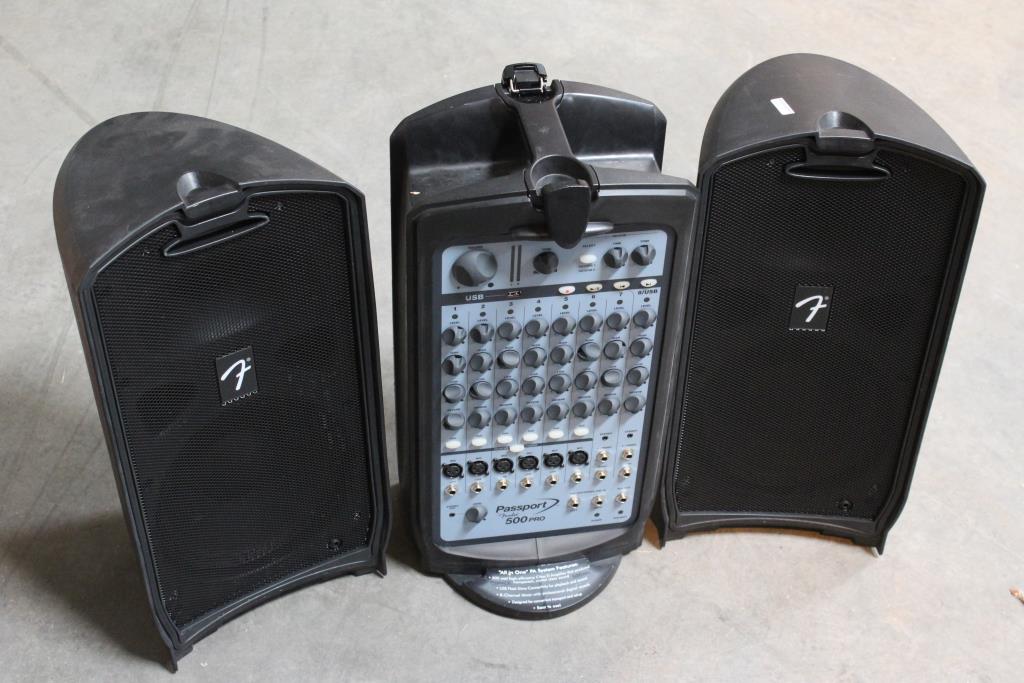 fender all in one pa system