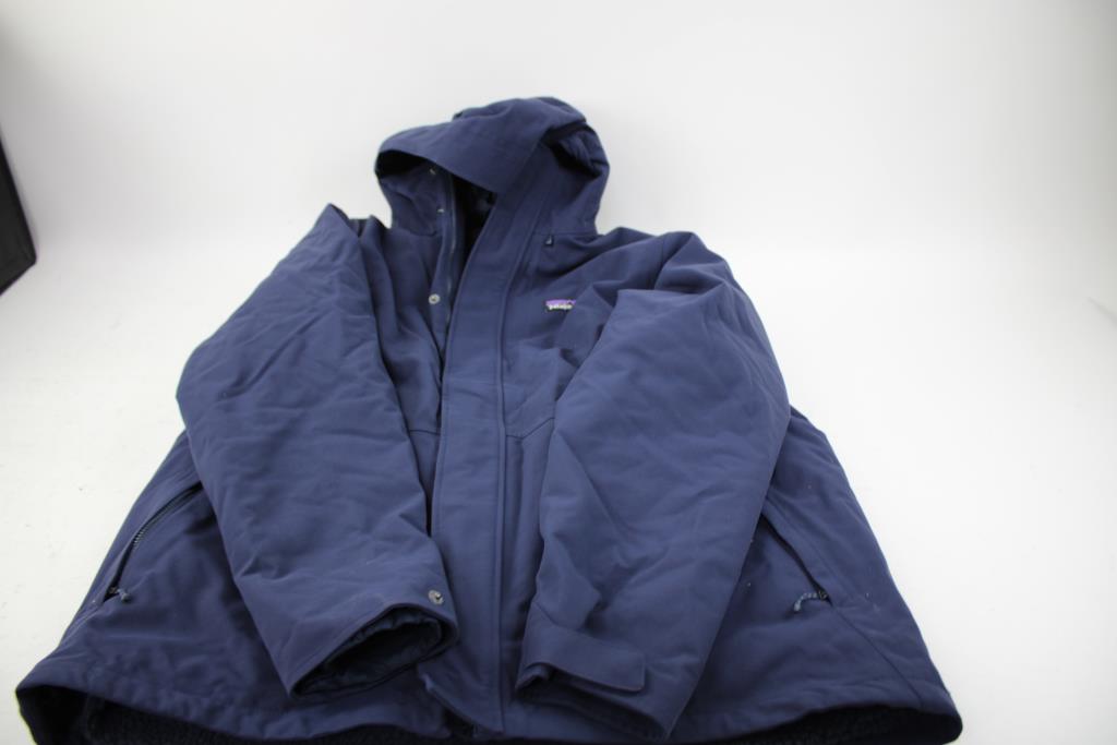 Patagonia Men's Lone Mountain 3-in-1 Jacket, Navy, Size XL