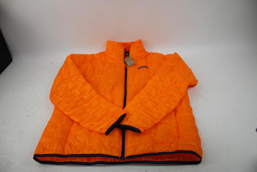 Patagonia Men's Micro Puff Jacket, Orange, Large