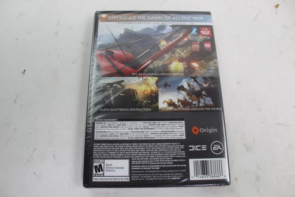 PC Digital Download EA Dice Battlefield 1 Game Property Room