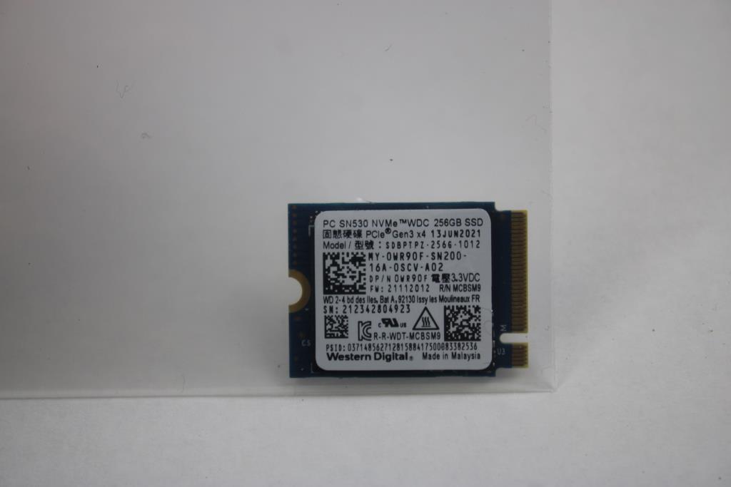 Pcle Gen 3x4, SSD 256 Gb