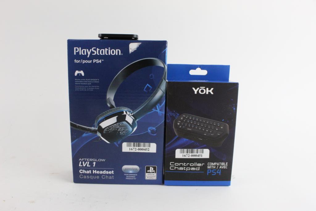 PDP Afterglow Chat Headset For Sony 