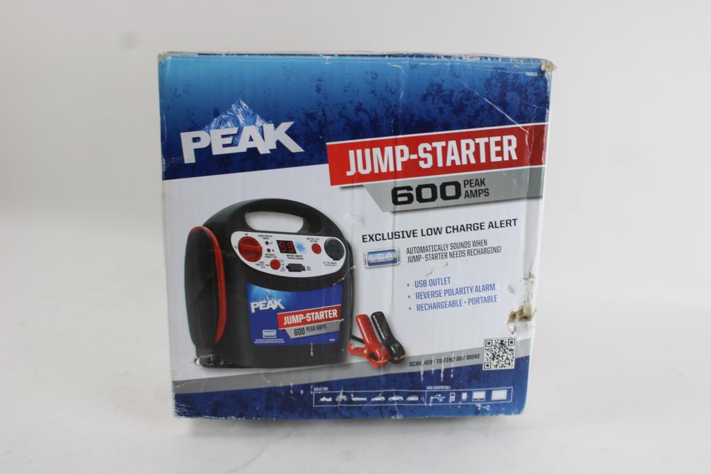 Peak Jump Starter 600 Peak Amps Property Room