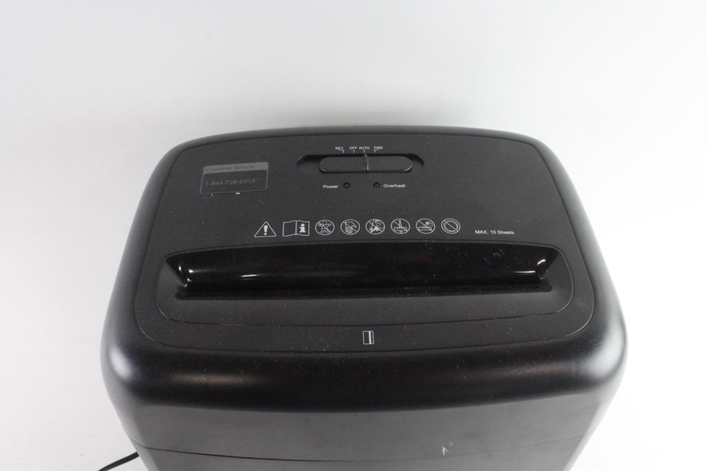 Pen + Gear 10 Sheet CrossCut Shredder Property Room