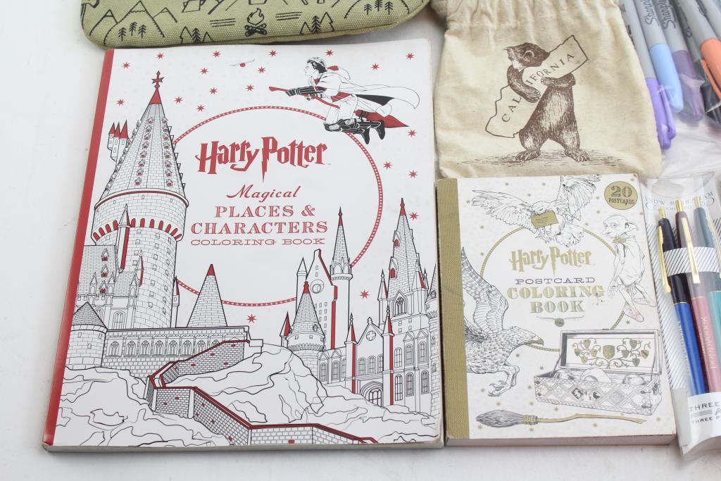 Pens Color Pencils Markers Harry Potter Coloring And More 40 Pieces