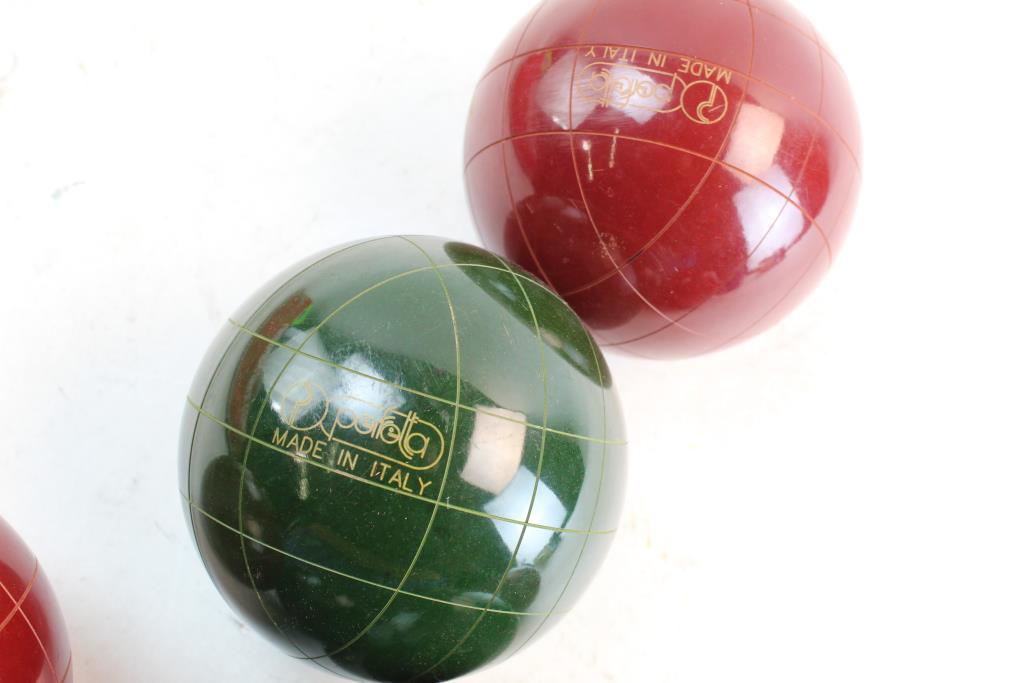 Perfecta Bocce Bochas Balls Made In Italy Property Room