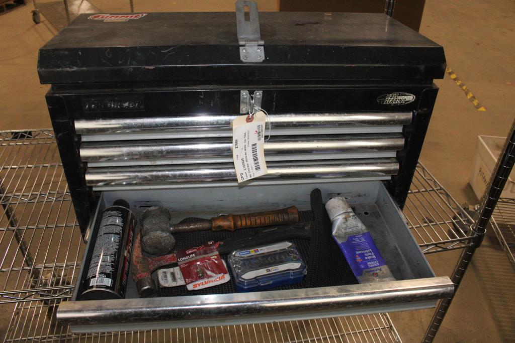 Performax Tool Box With Assorted Sockets And More Property Room