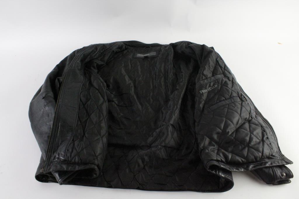 Perry Ellis Portfolio Leather Jacket Size Xl Property Room Perry Ellis Portfolio Leather Jacket Size Xl